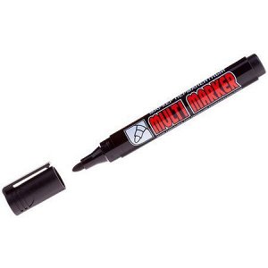 Маркер перманентный 3мм "Multi Marker" черный CPM-800 Crown