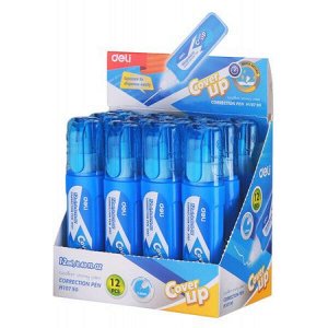 Корректор-ручка 12мл EH10790 голубой корпус (1205008) Deli