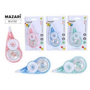 Корректор-лента 5 мм х 12 м "MILVIT" ассорти M-4132 Mazari