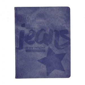 Дневник 1-11 класс ЛАЙТ "JEANS" (ТЕМНО-СИНИЙ) искусственная кожа 10-304/02 Альт