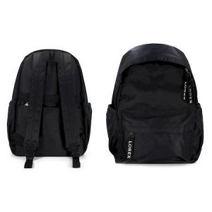 Рюкзак молодежный ERGONOMIC M7 "TOTAL BLACK" черный 45х30х15 см LXBPM7-TB LOREX