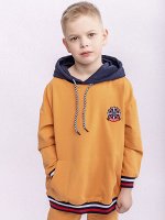 Худи детский пуловер для мальчика с капюшоном длинный рукав