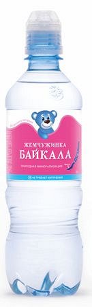 Вода детская "Жемчужинка байкала" природная минерализация 0,5л