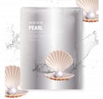 Тканевая маска с экстрактом  жемчуга HEBEHEBA PEARL NATURAL ESSENCE MASK SHEET