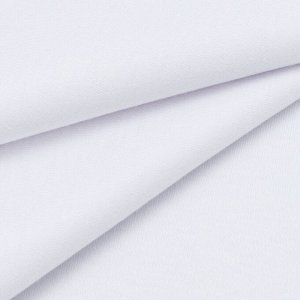 Ткань на отрез интерлок цвет белый