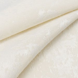 Портьерная ткань на отрез 150 см Мрамор 1 цвет ванильный лед