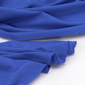 Ткань на отрез кулирка М-2082 цвет темно-голубой