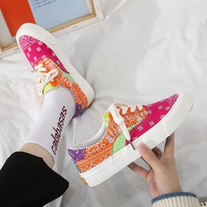 Кеды женские с принтом