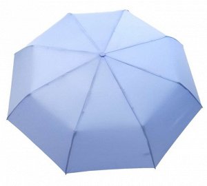 Зонт женский однотонный автомат облегченный цвет Голубой (DINIYA)