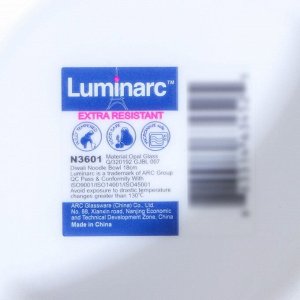 Набор салатников Luminarc DIWALI, 1 л, d=18 см, стеклокерамика, 6 шт, цвет белый