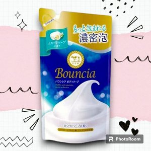 Сливочное жидкое мыло "Bouncia" для рук и тела с нежным свежим ароматом 360 мл