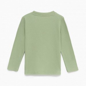 Лонгслив детский с карманом KAFTAN Basic line 36 (134-140 см), хаки