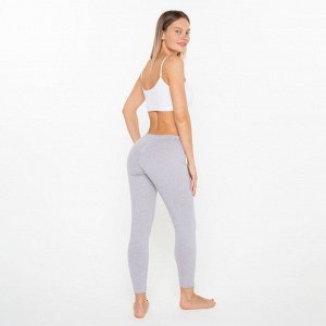 Легинсы спортивные женские Tusi, серые меланж
