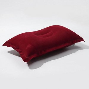 Подушка дорожная, надувная, 46 x 29 см, цвет МИКС