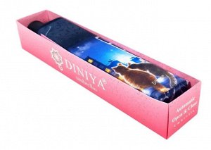 Зонт женский автомат ОКНА цвет Голубино-синий (DINIYA)