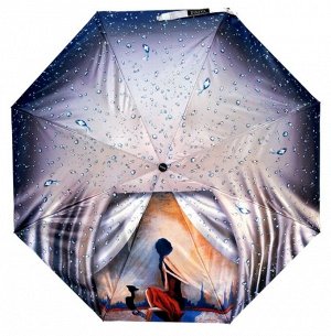 Зонт женский автомат ОКНА цвет Пыльная роза (DINIYA)