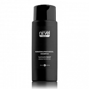 Nirvel, Питательный шампунь с кератином и пантенолом, KERATIN & PANTHENOL  SHAMPOO, 250 мл