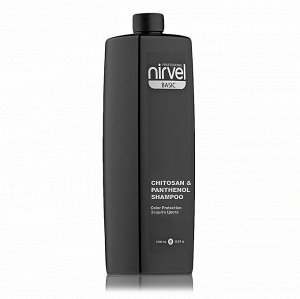 Nirvel, Шампунь для объема тонких волос с Хитозаном и Пантенолом, Chitosan & Panthenol, 1000 мл