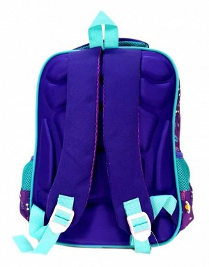 Рюкзак школьный детский для девочки цвет Сине-фиолетовый