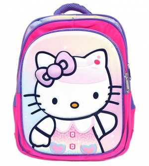 Рюкзак школьный детский для девочки цвет Розово-белый