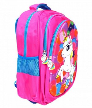 Рюкзак школьный детский для девочки цвет Розовый грейпфрут