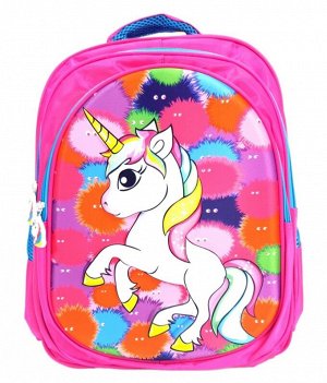 Рюкзак школьный детский для девочки цвет Розовый грейпфрут