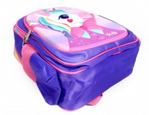 Рюкзак школьный детский для девочки цвет Сиреневый