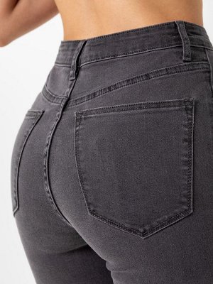 Брюки женские джинсовые jeggins в сером оттенке