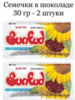 Семечки в шоколадной глазури САНФУД  30г 1/20/4