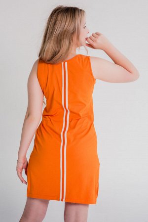 Платье женское летнее цвет оранжевый