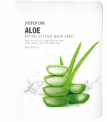 Тканевая маска с экстрактом алоэ HEBEHEBA ALOE NATURAL ESSENCE MASK SHEET