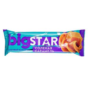 Батончик злаковый BIG STAR соленая карамель 40 г