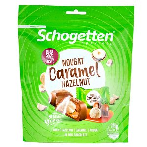 Конфеты SCHOGETTEN Nougat Caramel Hazelnut 116 г м/у 1 уп.х 7 шт.
