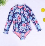 Купальник солнцезащитный для девочки слитный