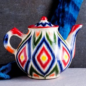 Чайник заварочный Риштанская Керамика «Атлас», 1.6 л, разноцветный