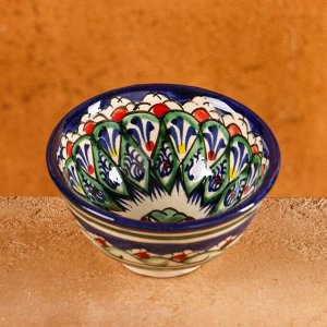 Пиала узбекская Риштанская Керамика «Узоры», 180 мл, d=9.5 см, МИКС