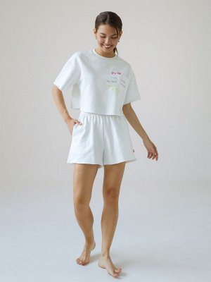 MY Женские шорты свободного силуэта из мягкого футера