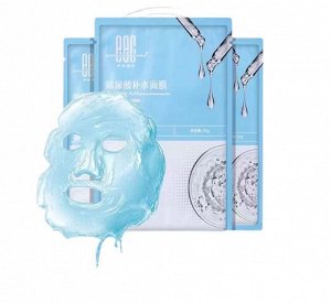 Гиалуроновая восстанавливающая увлажняющая маска салфетка для лица