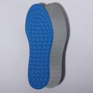 Стельки для обуви, универсальные, массажные, 41-46 р-р, 25-28 см, пара, цвет синий