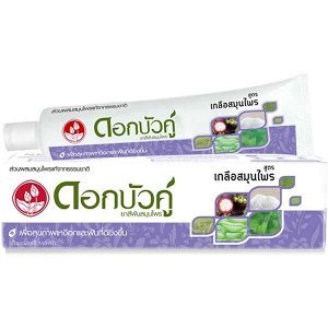 Зубная паста Herbal TWIN LOTUS Dok Bua Ku Травяная соль 100g
