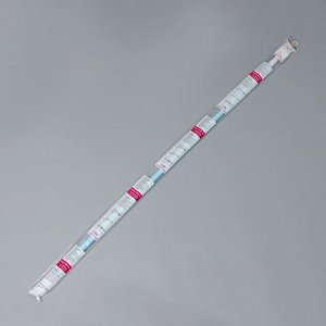 Карниз для ванной Доляна, телескопический, 140-260 см, голубой