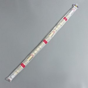 Карниз для ванной Доляна, телескопический, 110-200 см, бежевый