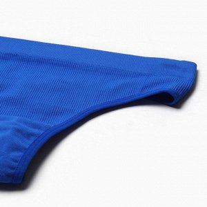 Комплект женский (топ,стринги), цвет синий, размер 42-46