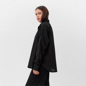 Рубашка женская MIST: Classic Collection, чёрная