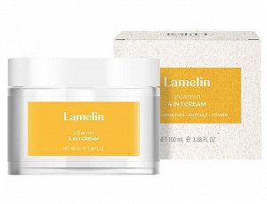Крем с Осветляющими свойствами 4 в 1 с витаминами LAMELIN 100мл