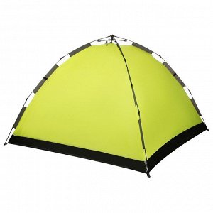Палатка туристическая 3-местная maclay SWIFT 3, 220x220x150 см, автоматическая, трекинговая, однослойная, зелёная