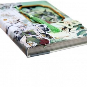 Записная книжка подарочная, А6, 96 листов, цветной блок, с фигурным хлястиком, обложка пвх, 3D, "Аниме", МИКС