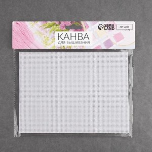 Канва для вышивания №11, 30x20 см, белая