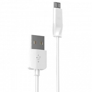 Кабель USB - micro USB Hoco X1 Rapid 2pcs  100см 2,1A (white)