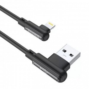 Кабель USB - Apple lightning Borofone BX58 Lucky  100см 2,4A (black)